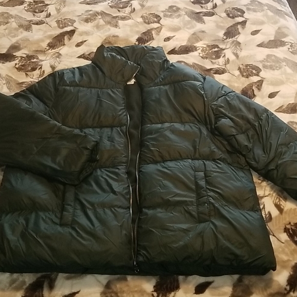 Old Navy Jackets & Blazers - Olive Green Puffer Coat